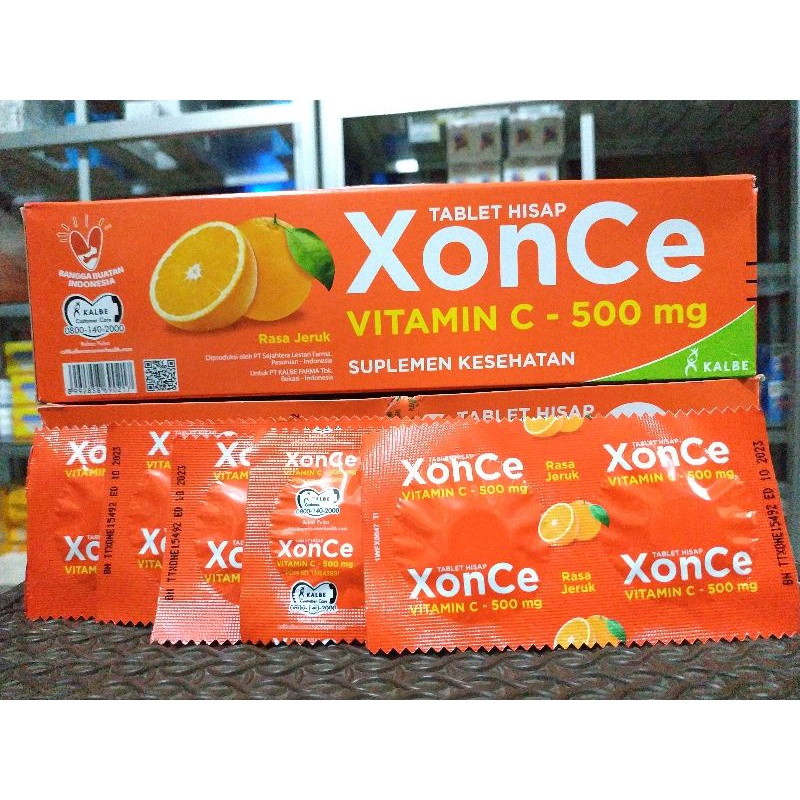 XONCE VITAMIN C  1 strip @2 tablet