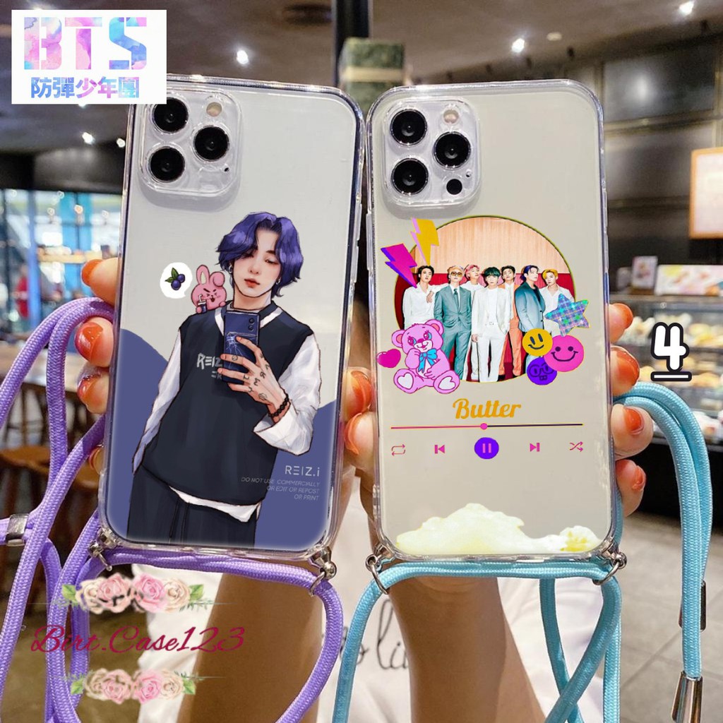 Softcase Slingcase Lanyard Bening KPOP Samsung J2 J4 J4+ J6 J6+ J7 A7 2018 Core Pro Prime BC5587