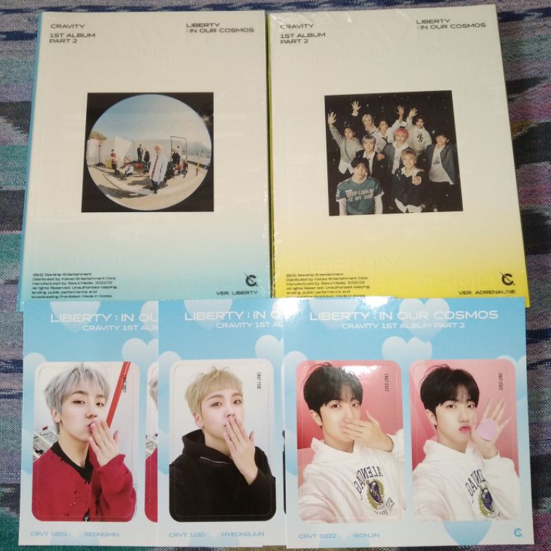 CRAVITY - LIBERTY LIOC ALBUM SSQ BENEFIT READY STOCK