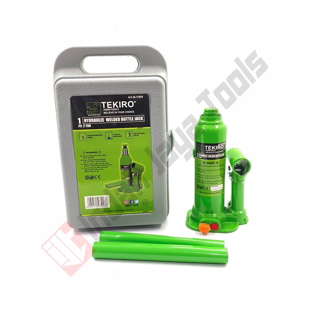 TEKIRO AU-BJ1909 Dongkrak Botol 2 Ton Mobil - Hydraulic Jack Hidrolik