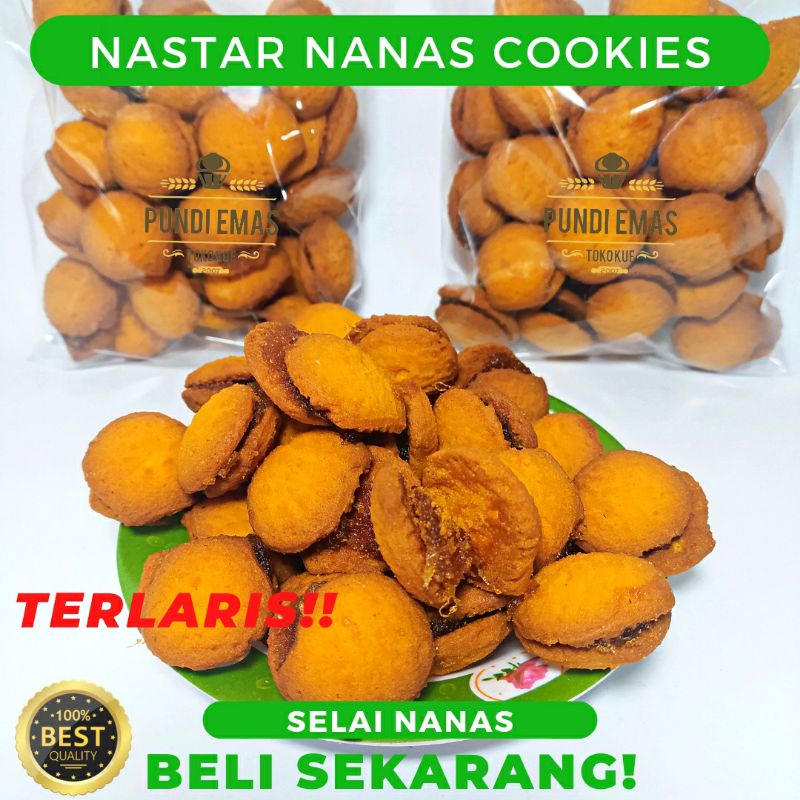 Nastar Hati / Nanas Cookies / Kue Nastar Jadul Bentuk Love Kiloan 250 Gram