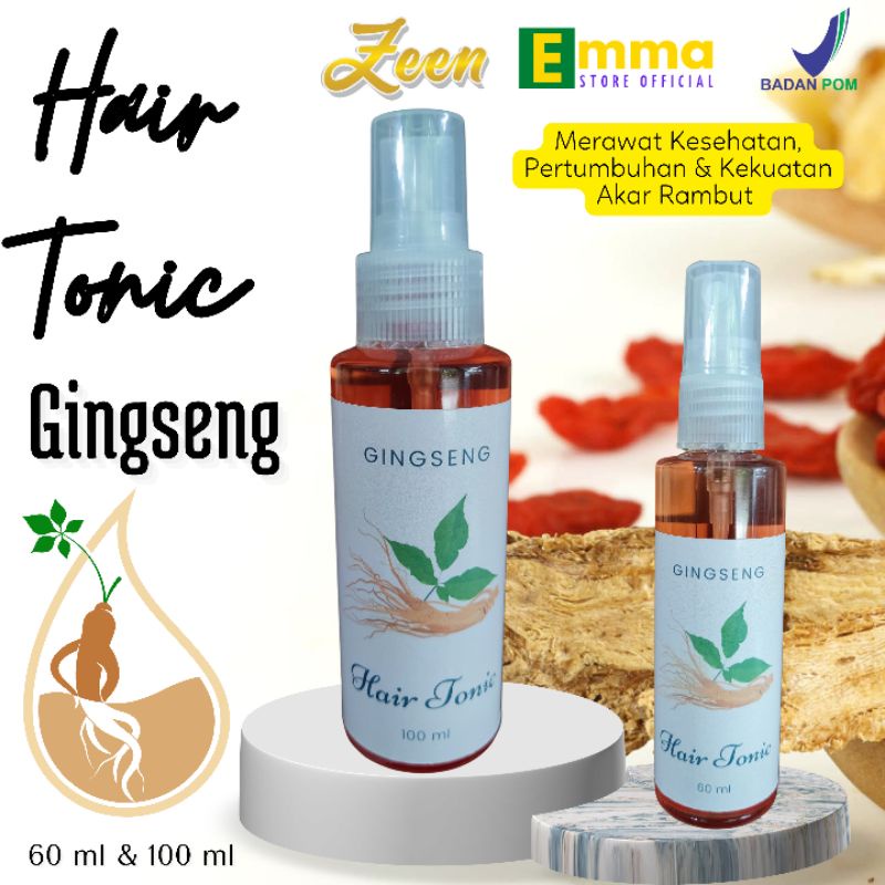 Hair Tonic Gingseng Ala Salon Hair Serum Hair Treatment 60 ml &amp; 100 ml (BPOM)