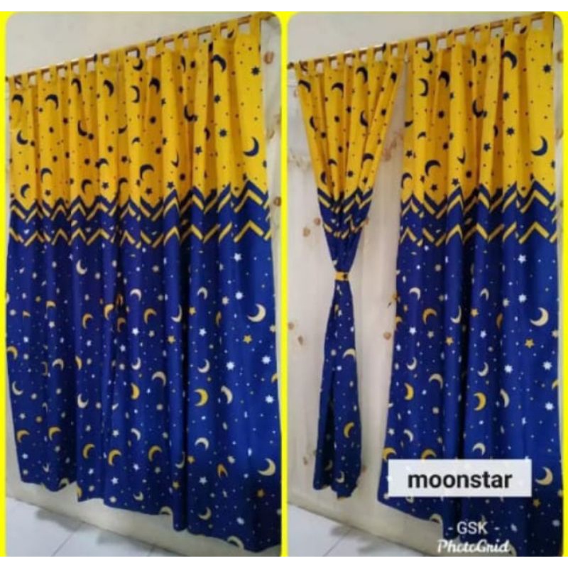 Hordeng Pintu Kamar Tidur Bahan Katun Polymicro Halus dan Tebal