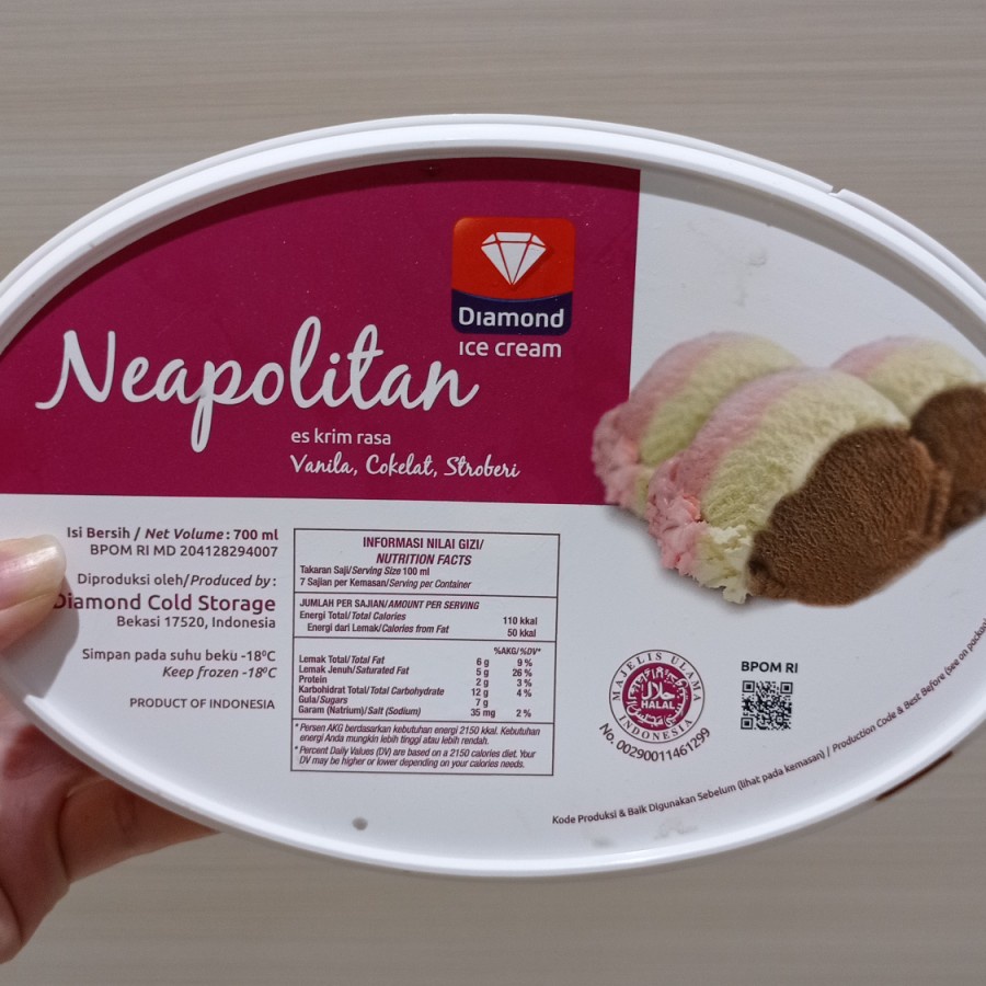 

Diamond Neapolitan Ice Cream 700 ml