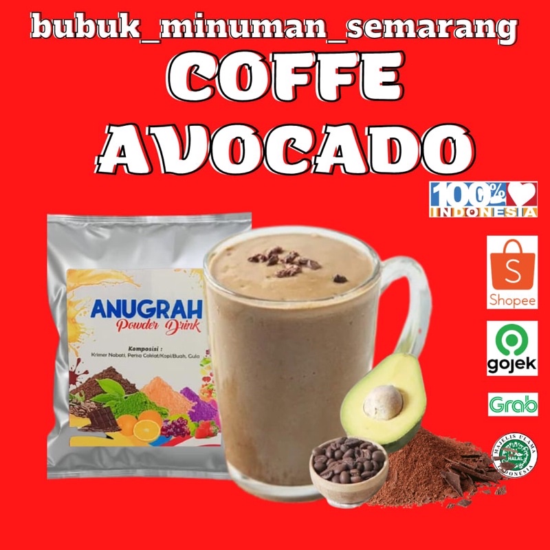 

Bubuk Minuman Coffe Avocado Kopi Avocado Reguler Kemasan 500gr