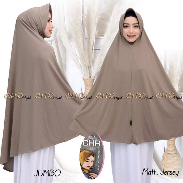 JILBAB POLOS SUPER JUMBO (XL) by CHR Hijab