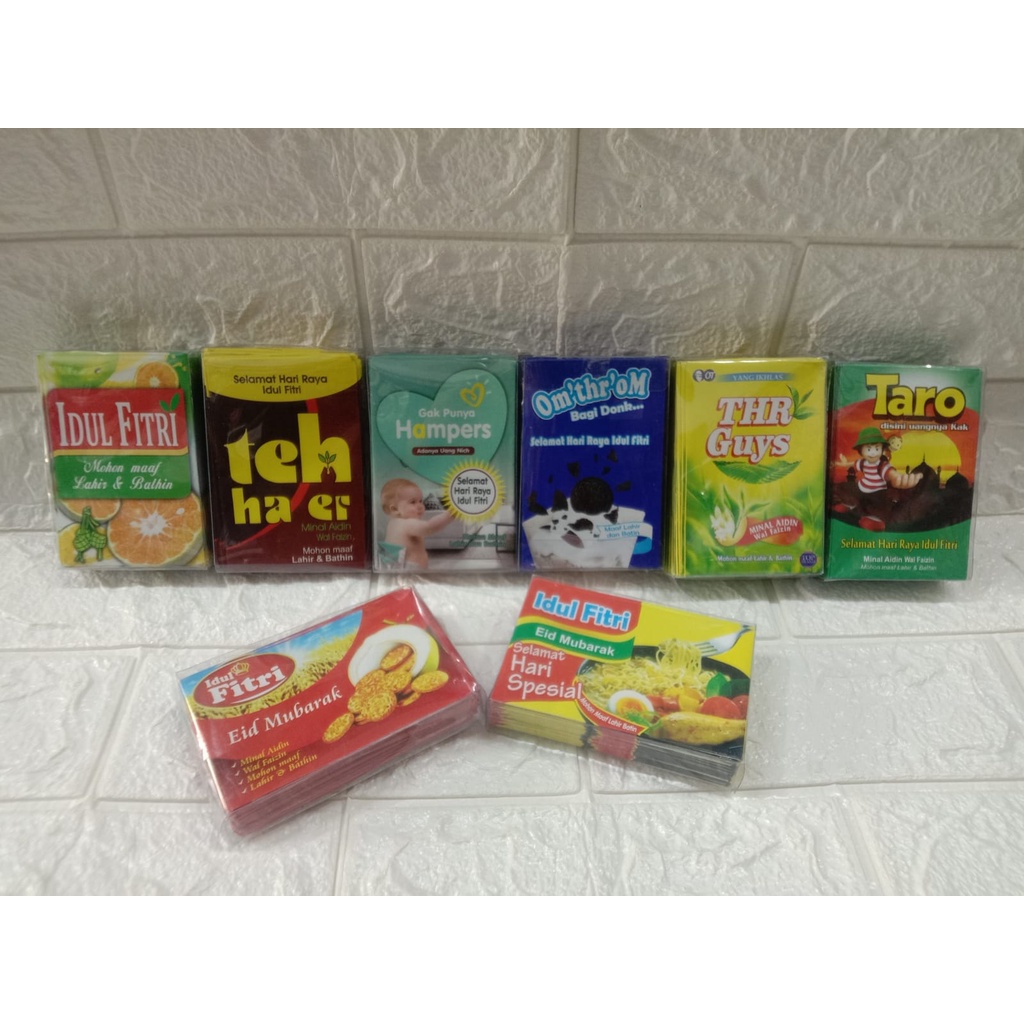 

AMPLOP LEBARAN UNIK 1 PACK/1 PACK ISI 40 PCS