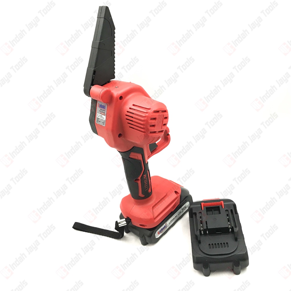 KODENKI CMC101 Cordless Chainsaw 4&quot; Mesin Gergaji Potong Kayu Baterai