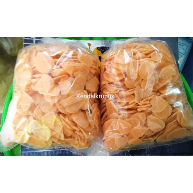 

Kerupuk mentah krupuk seblak kancing cita rasa udang