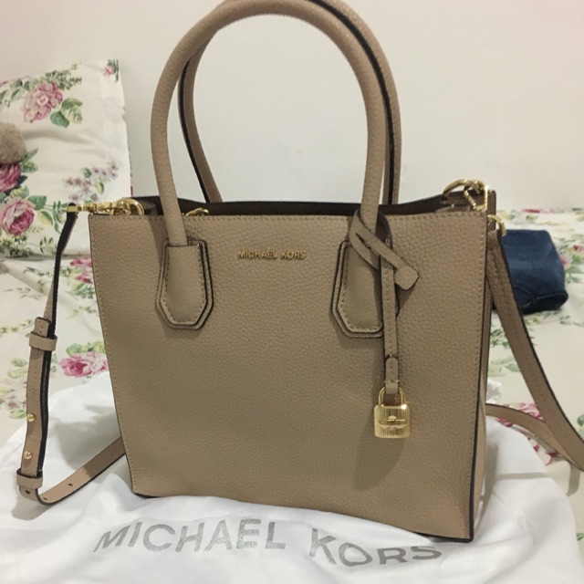 Michael Kors Mercer Medium Oyster