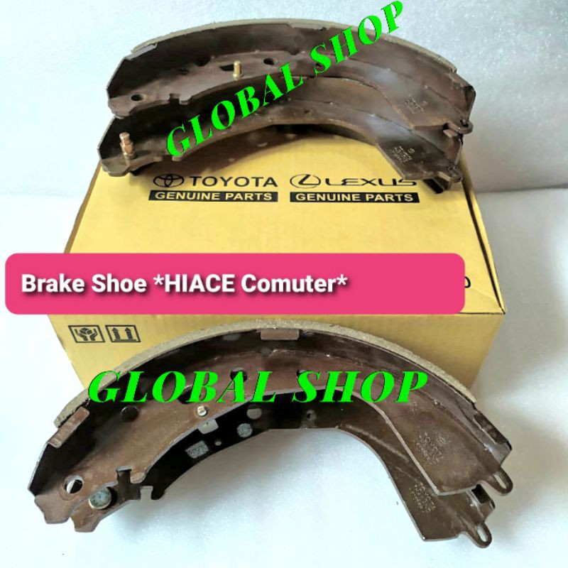 KAMPAS REM BELAKANG HIACE COMMUTER BRAKE SHOE HIACE COMMUTER
