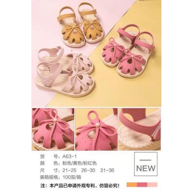 Medan Termurah KD044 Size 21-36 Sandal anak cantik Sendal bertali import