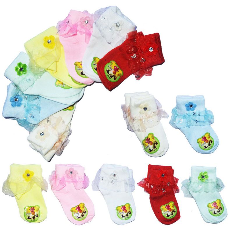 Kaos Kaki Bayi Renda / Kaos Kaki Renda Anak Perempuan