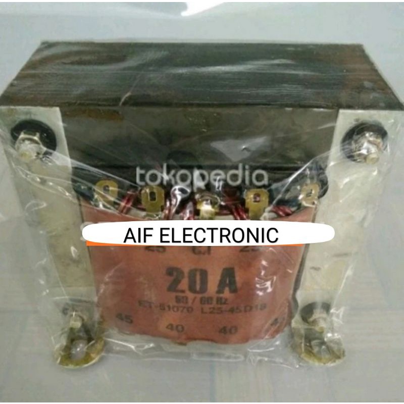 Trafo trapo ERA 20A ct 45V
