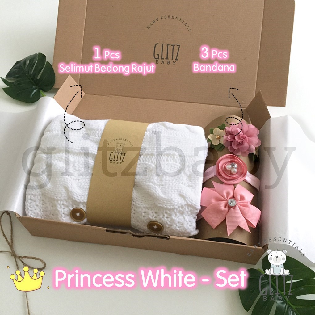 Gift Set Hampers Bayi Perempuan Kado Lahiran Newborn - Glitz Baby Glitzaksesoris-1