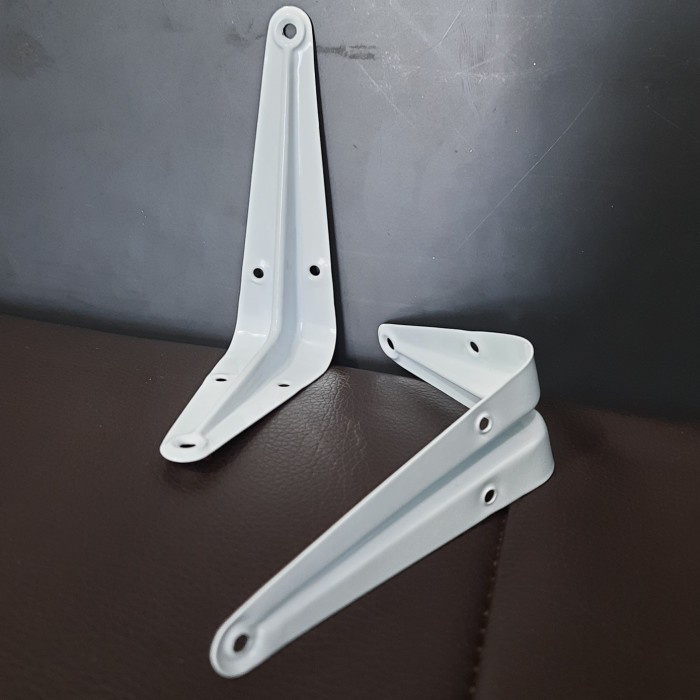 Siku rak L 10&quot;× 12&quot; Putih / Shelf Bracket White Harga Per Pcs (G7120)