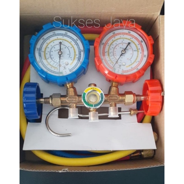 Pressure Gauge Manifold Double Multi R22 R134 R32 R410 R404 R407