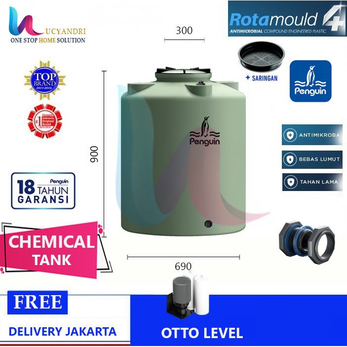 Tangki Air Penguin TB 33 Kimia Chemical Tandon Toren