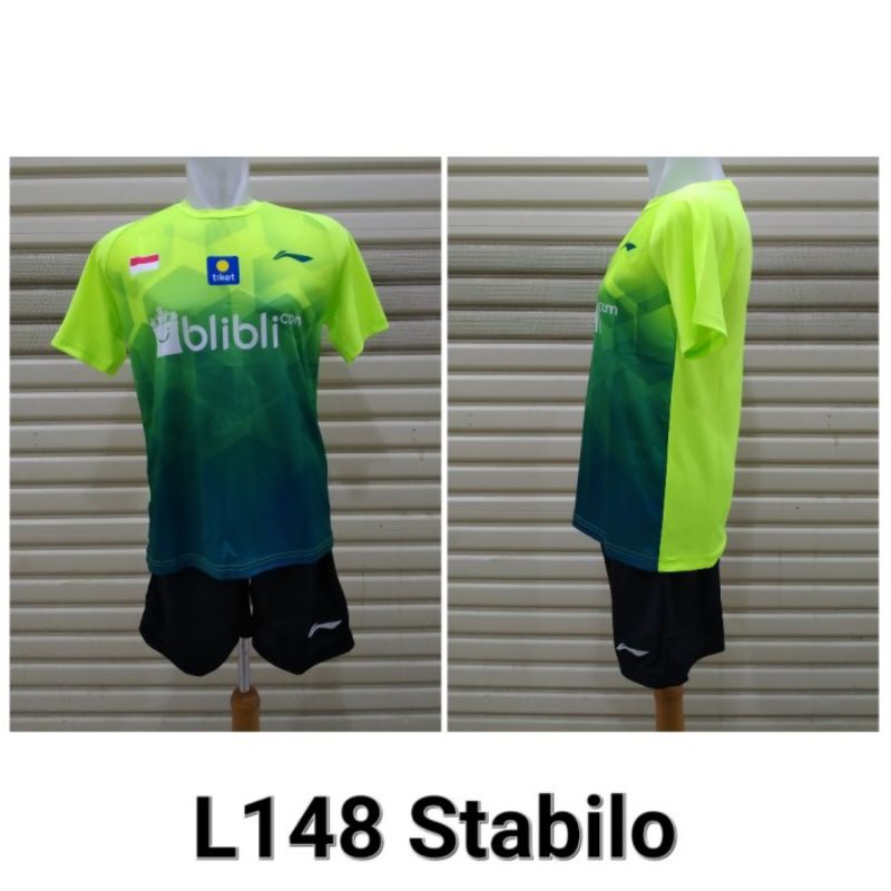 Setelan Baju badminton dewasa/baju badminton lining/kaos badminton lining L148