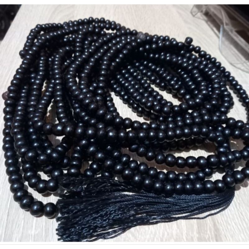 tasbih 1000 butir warna natural ukuran 7-8mm cocok untuk dzikir