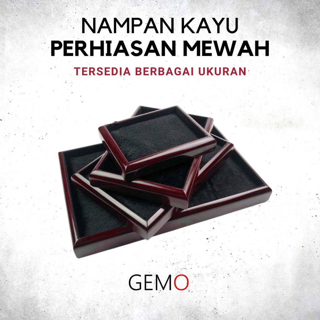 Baki Nampan Tray Mewah Untuk Tempat Perhiasan / Jewelry Cincin Kalung Anting Permata  Murah Unik Lucu