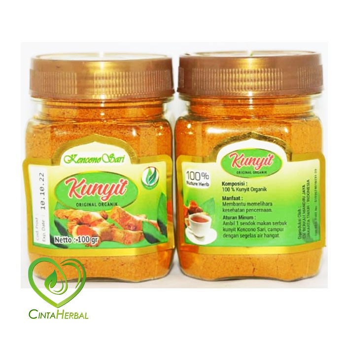 

Kunyit Original Organik Kencono Sari 100 gr ORIGINAL