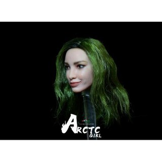 By Art 1 6 Arctic Kepala  Boneka Wanita Rambut  Hijau Untuk  