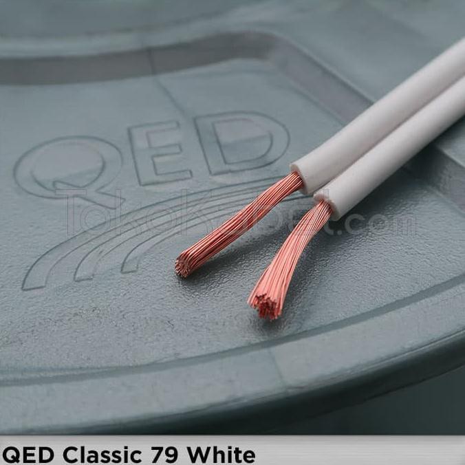 Beli Sekarang - Kabel Speaker QED Classic 79 White, per meter
