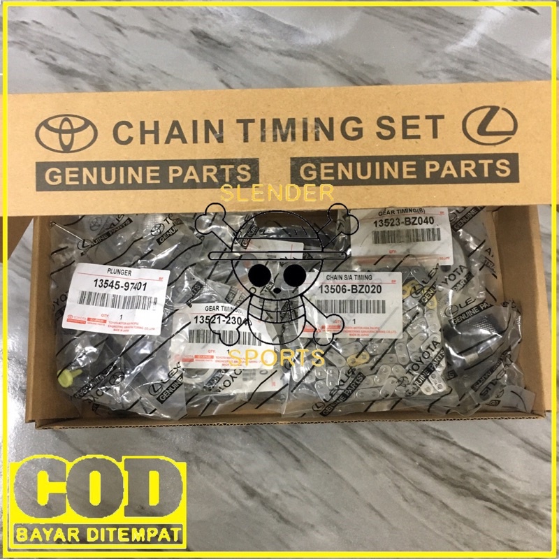 TIMING CHAIN SET RANTAI KETENG SET AVANZA XENIA GRANDMAX 1.5 1500CC