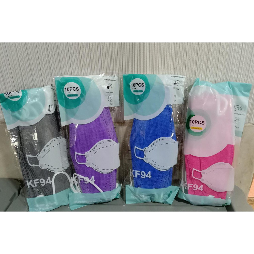 Masker KF94 Warna 4Ply isi 10 Pcs Korea Mask