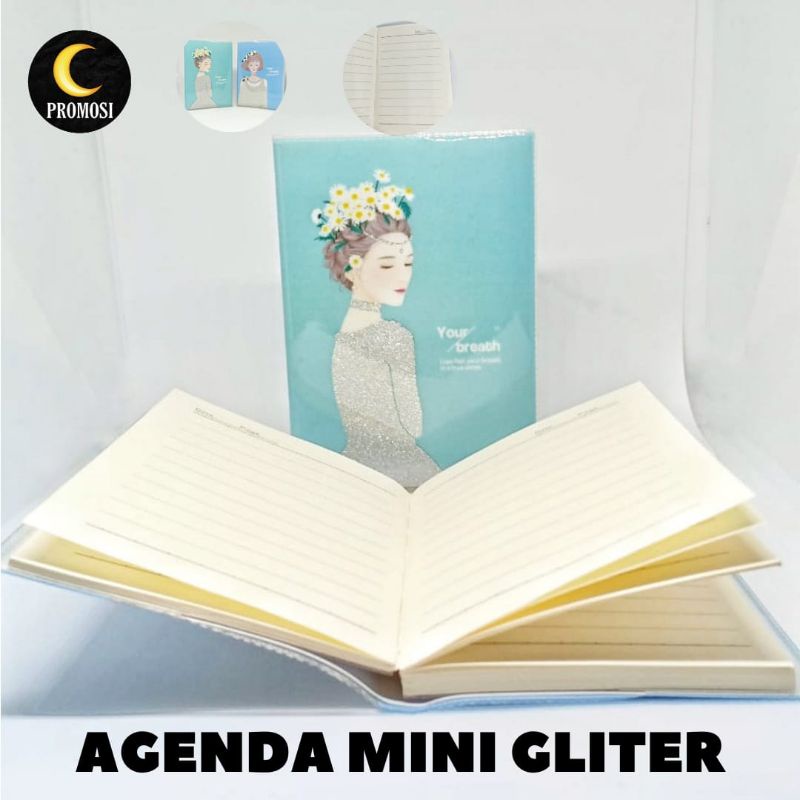 

Poket mini~Agenda dairy Gliter mini/Notebook/Murah dan terjangkau