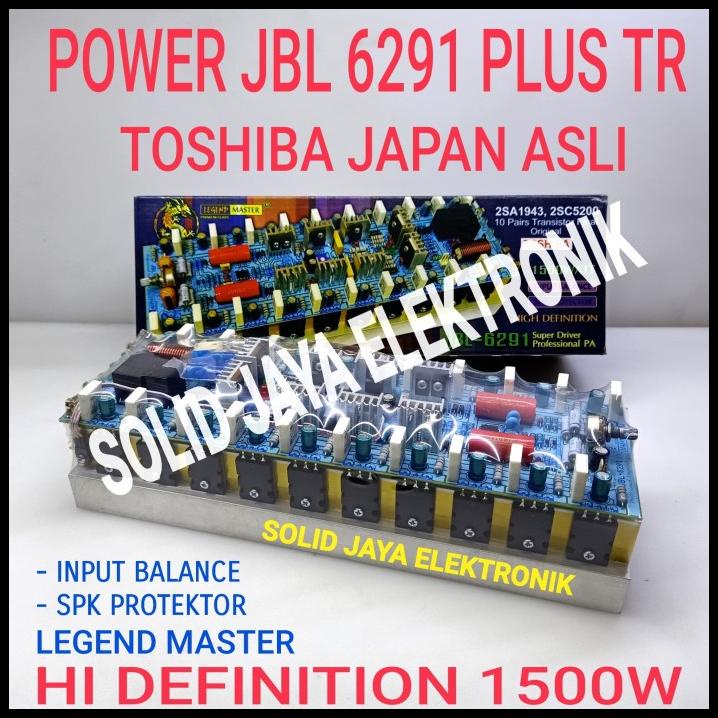 Kit Power Jbl 6291 Jbl-6291 Jbl6291 Tr Toshiba Asli Japan Amplifier