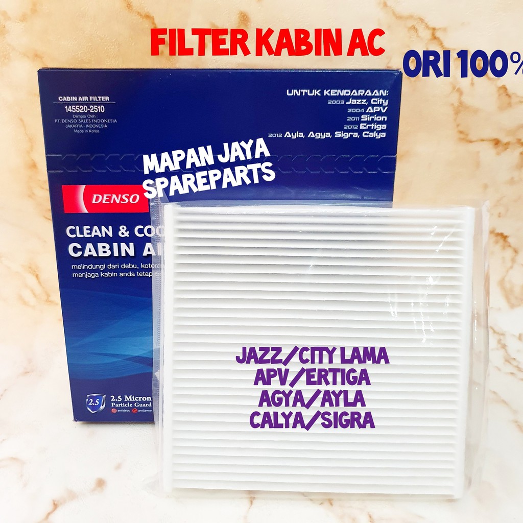 FILTER AC DENSO - ERTIGA / AGYA / AYLA / JAZZ / GRANMAX / SIGRA / CALYA / APV