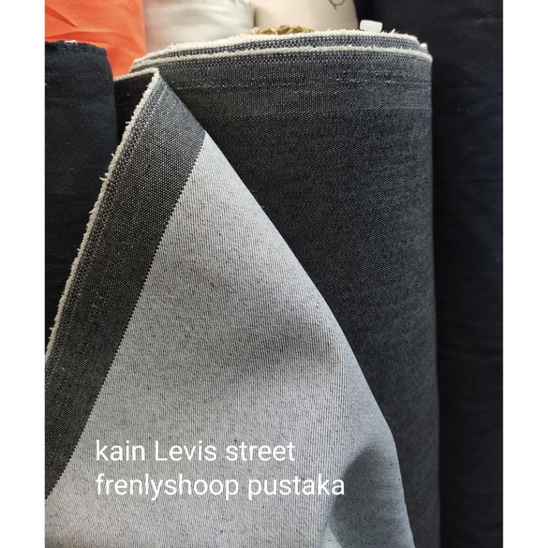 kain Levis jeans street tipis  / bahan jeans  celana Levis street tipis