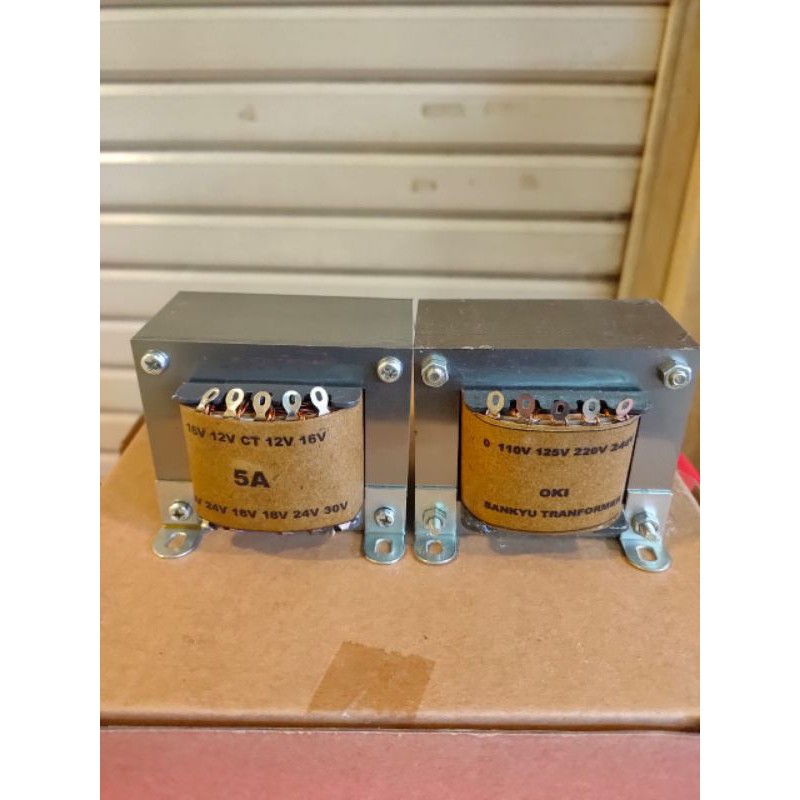 Trafo 5a CT 30v Merk Oki body kecil