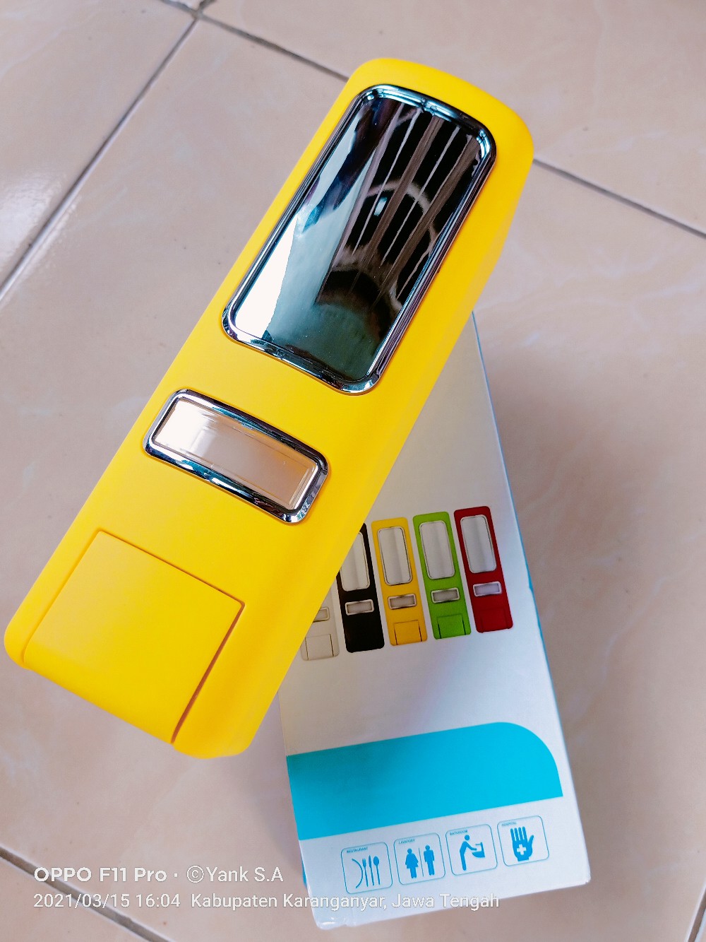 Tempat Sabun Cair 450ml New Model Liquid Soap Dispenser Kuning