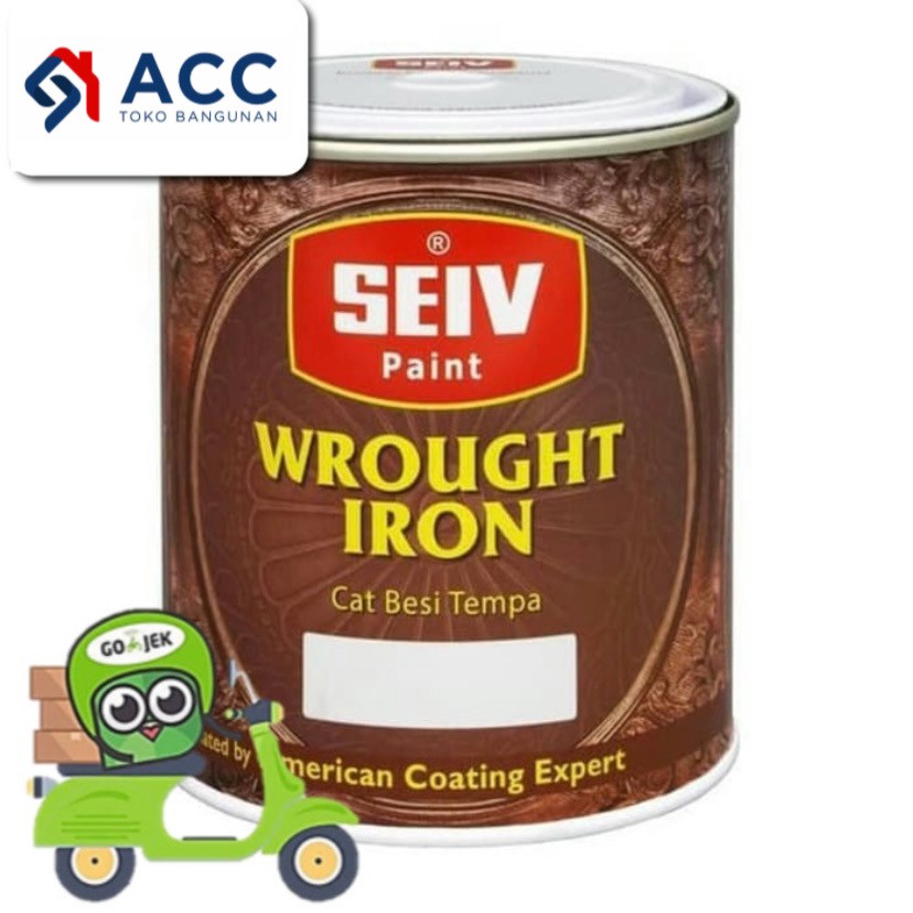 Cat Seiv Wrought Iron / Cat Tempa Warna Tembaga