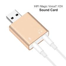 Usb Sound Card External Hifi Magic Voice 7.1 CH Plug And Play