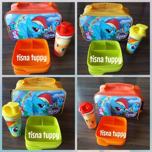 Paket Little Pony Tumbler Dengan Lolly Dan Tas Kuning Atau Oranye ( Tas Slempang)