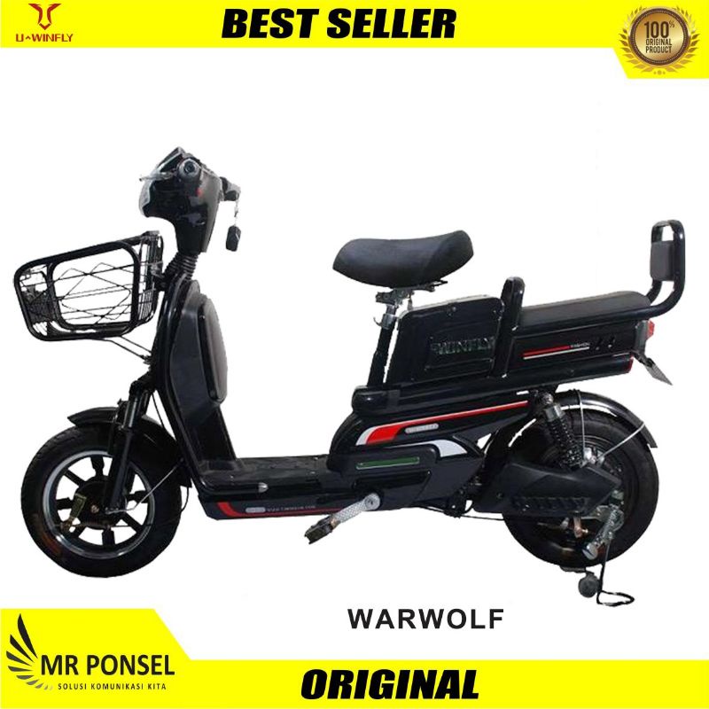 SEPEDA LISTRIK UWINFLY WARWOLF NEW U WINFLY WARWOLF