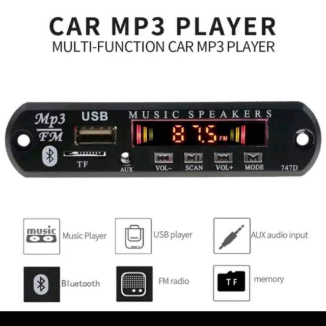 Mp3 blutut mp3 bluethoot display