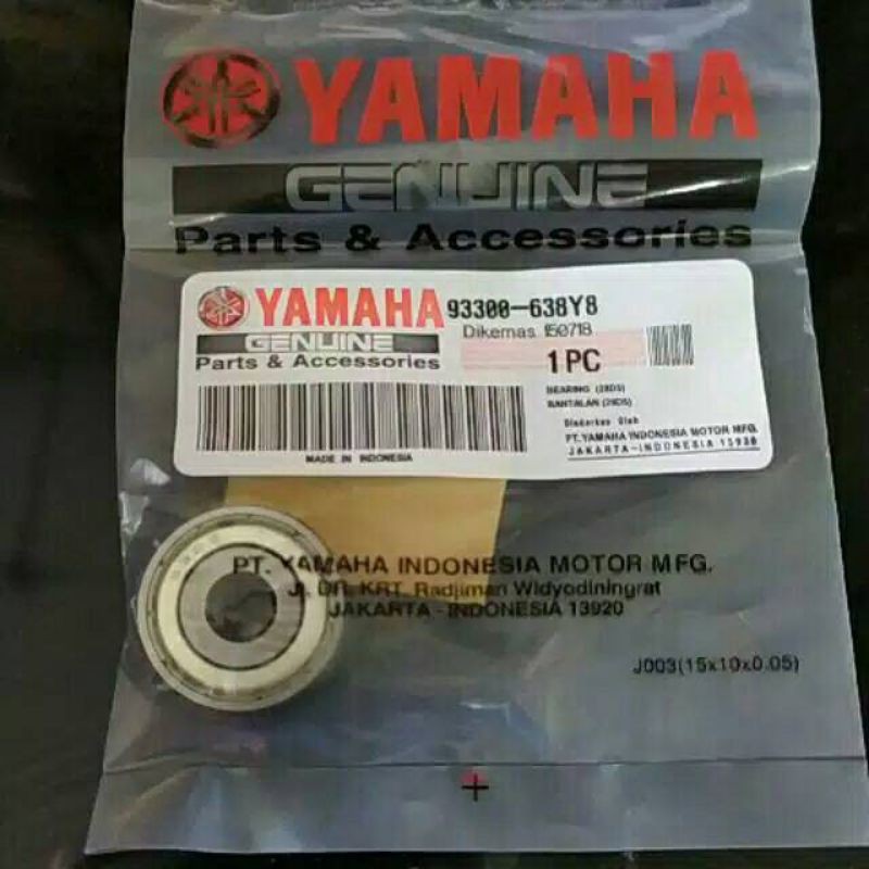 Bearing / Bering cvt Mio 638Z laher bak cvt Mio