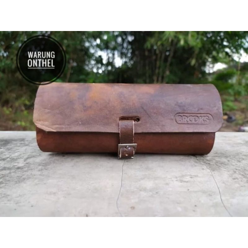 TAS SADEL KULIT SEPEDA ONTEL ONTA UNTO - DOMPET TAS KULIT SEPEDA ONTHEL - TAS SADEL KULIT ONTEL