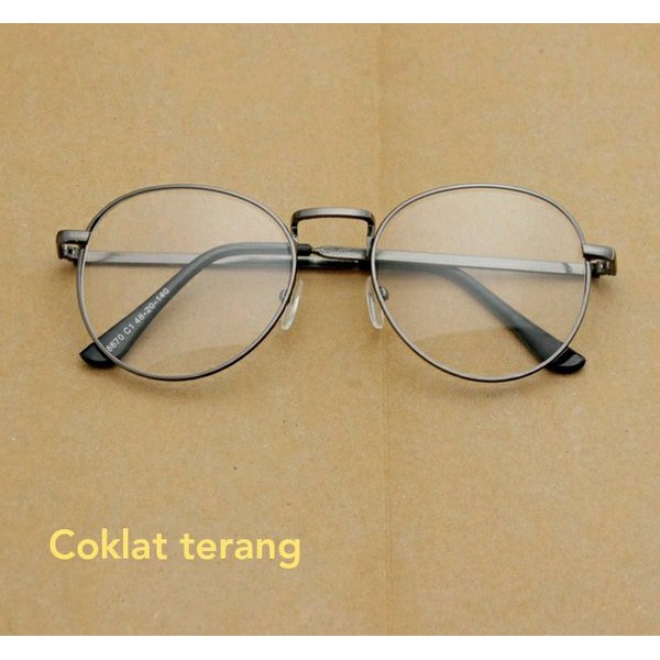 diskon Besar KACAMATA MINUS FRAME BULAT TERLARIS