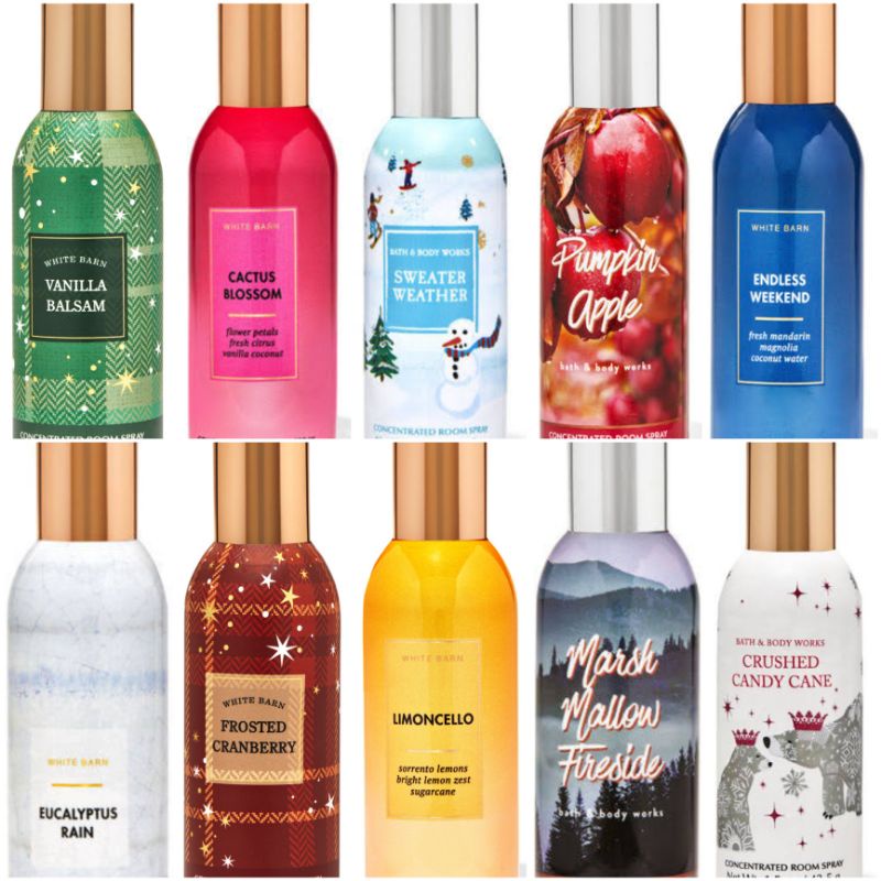 [ PART 1 ] Room Spray Bath and Body Works [ Mahogany Teakwood - Eucalyptus Spearmint - Japanese Cherry Blossom ]