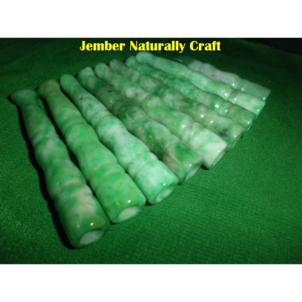 Pipa Rokok Batu Giok NATURALLY CRAFT JEMBER