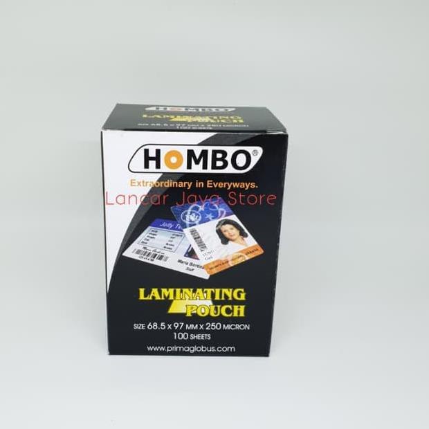 Plastik Laminating KTP / Laminating KTP Hombo 250 - Micron