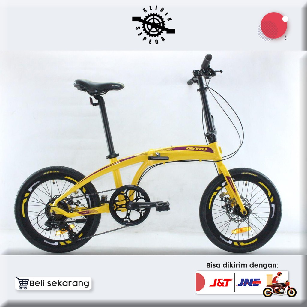 Sepeda Seli Rubick Gyro kuning Hitam - New