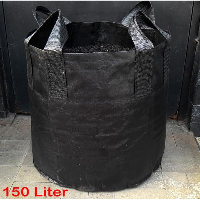 Terbaru Planter Bag 150 Liter Pot Bibit / Polybag / Polibek Terpal Bisa Bonsai - Hijau Segera