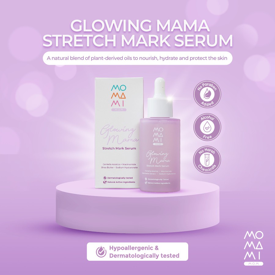 Serum Stretch Mark Momami Glowing Mama 50ml